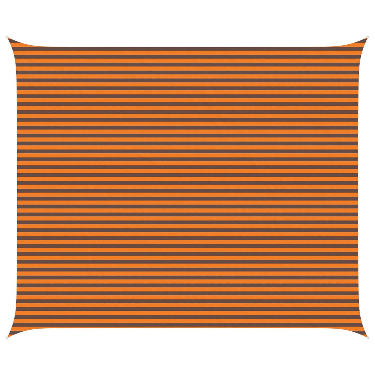 Zonneschaduwzeil Oranje en Bruin 6 x 5 m 100% Polyester Oxford