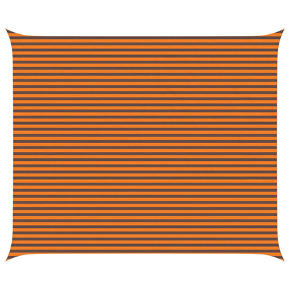Zonneschaduwzeil Oranje en Bruin 6 x 5 m 100% Polyester Oxford