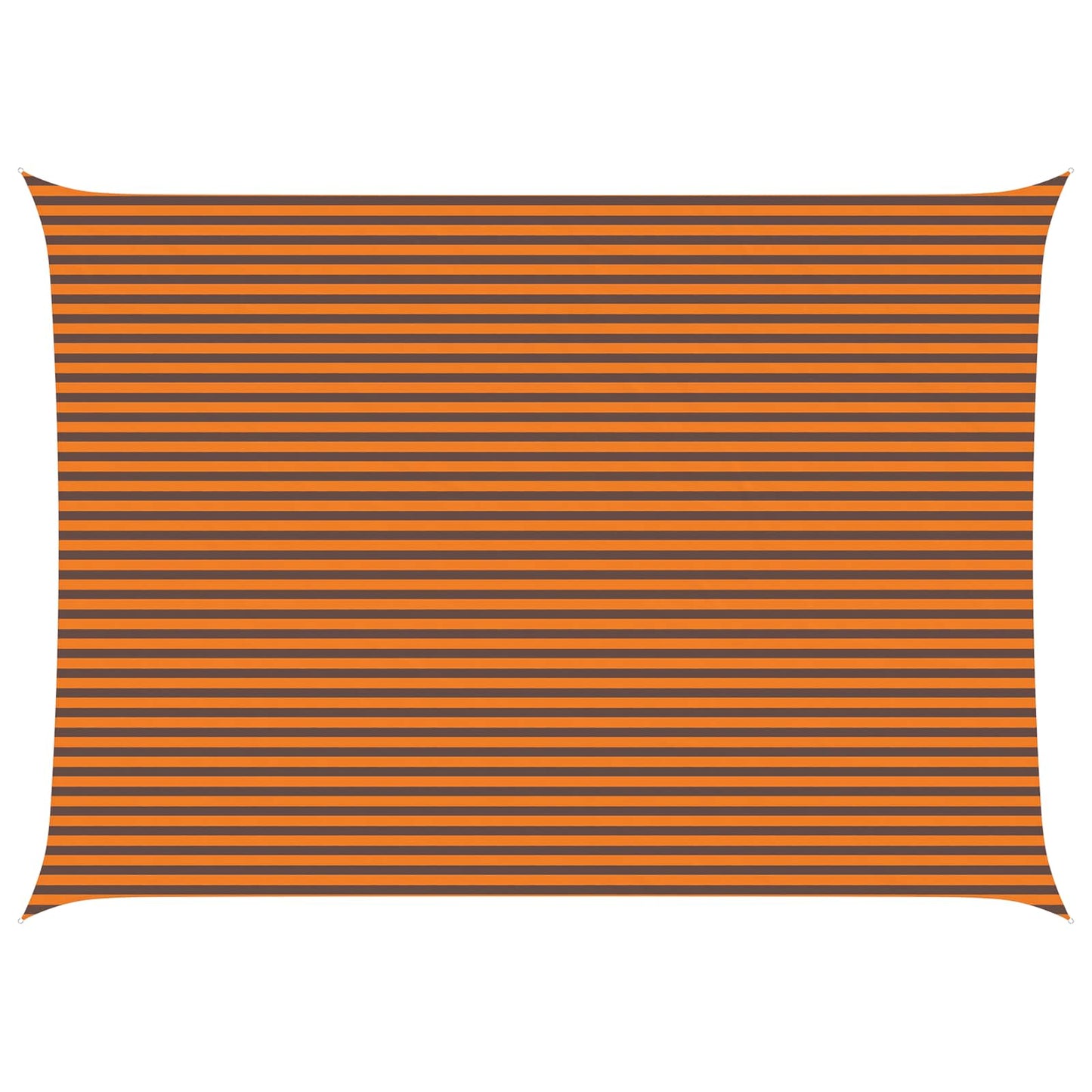 Zonneschaduwzeil Oranje en Bruin 7 x 5 m 100% Polyester Oxford