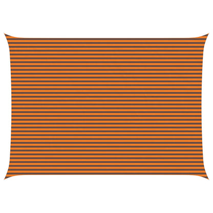 Zonneschaduwzeil Oranje en Bruin 7 x 5 m 100% Polyester Oxford