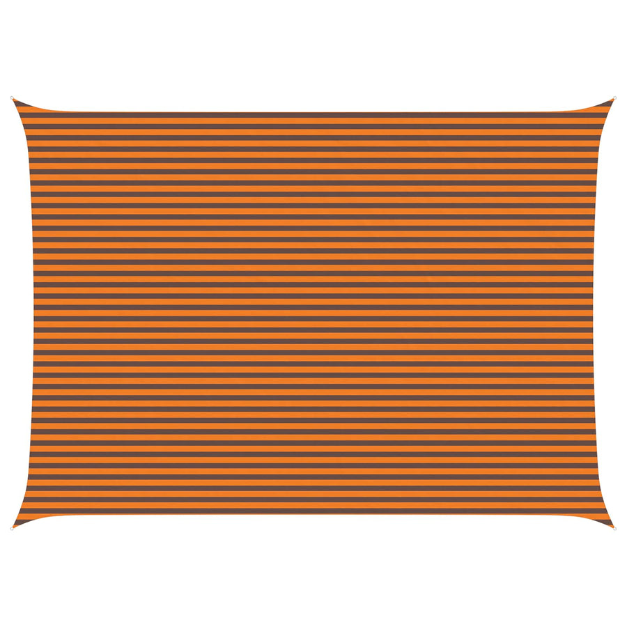 Zonneschaduwzeil Oranje en Bruin 7 x 5 m 100% Polyester Oxford