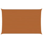 Zonnescherm 8 x 5 m oranje bruin polyester