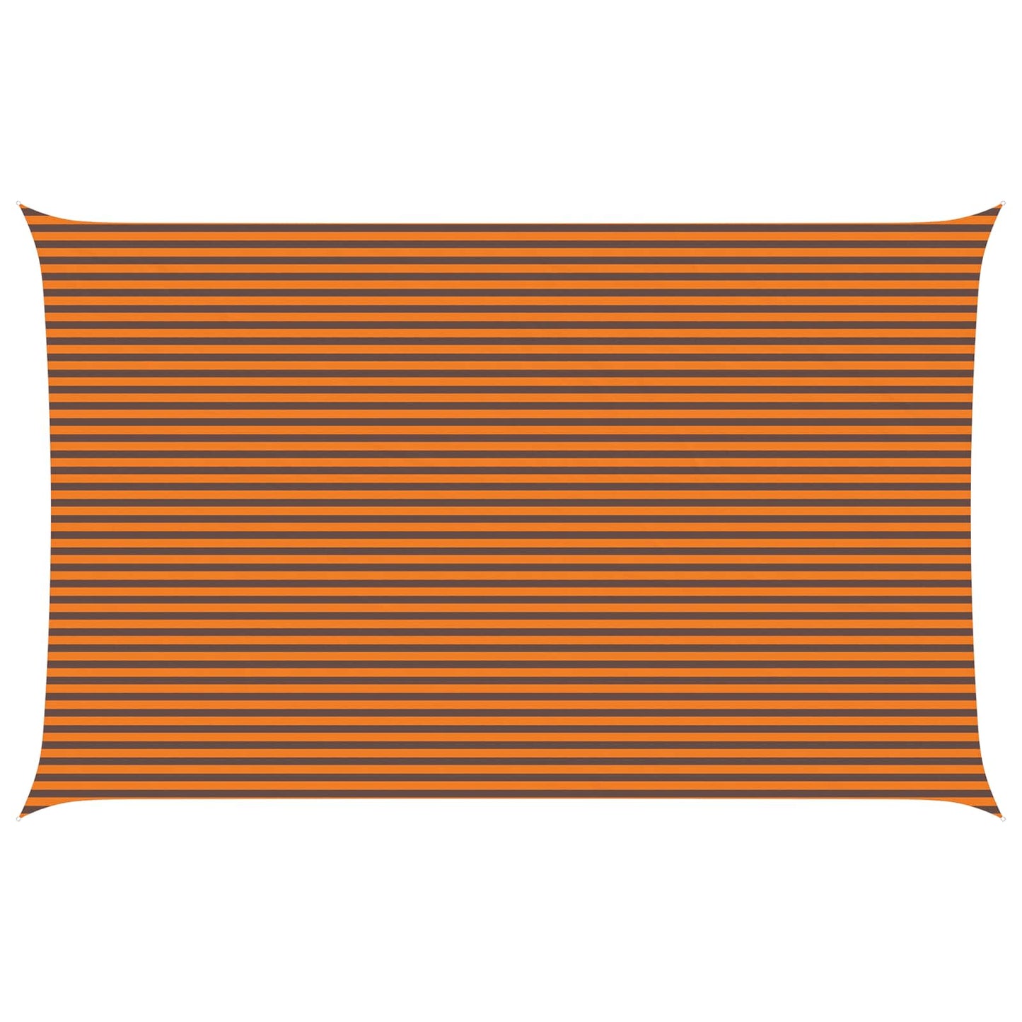 Zonneschaduwzeil Oranje en Bruin 8 x 5 m 100% Polyester Oxford