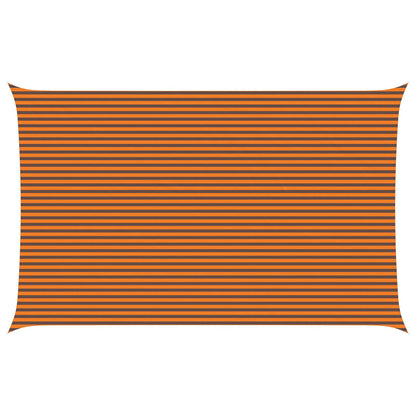 Zonneschaduwzeil Oranje en Bruin 8 x 5 m 100% Polyester Oxford