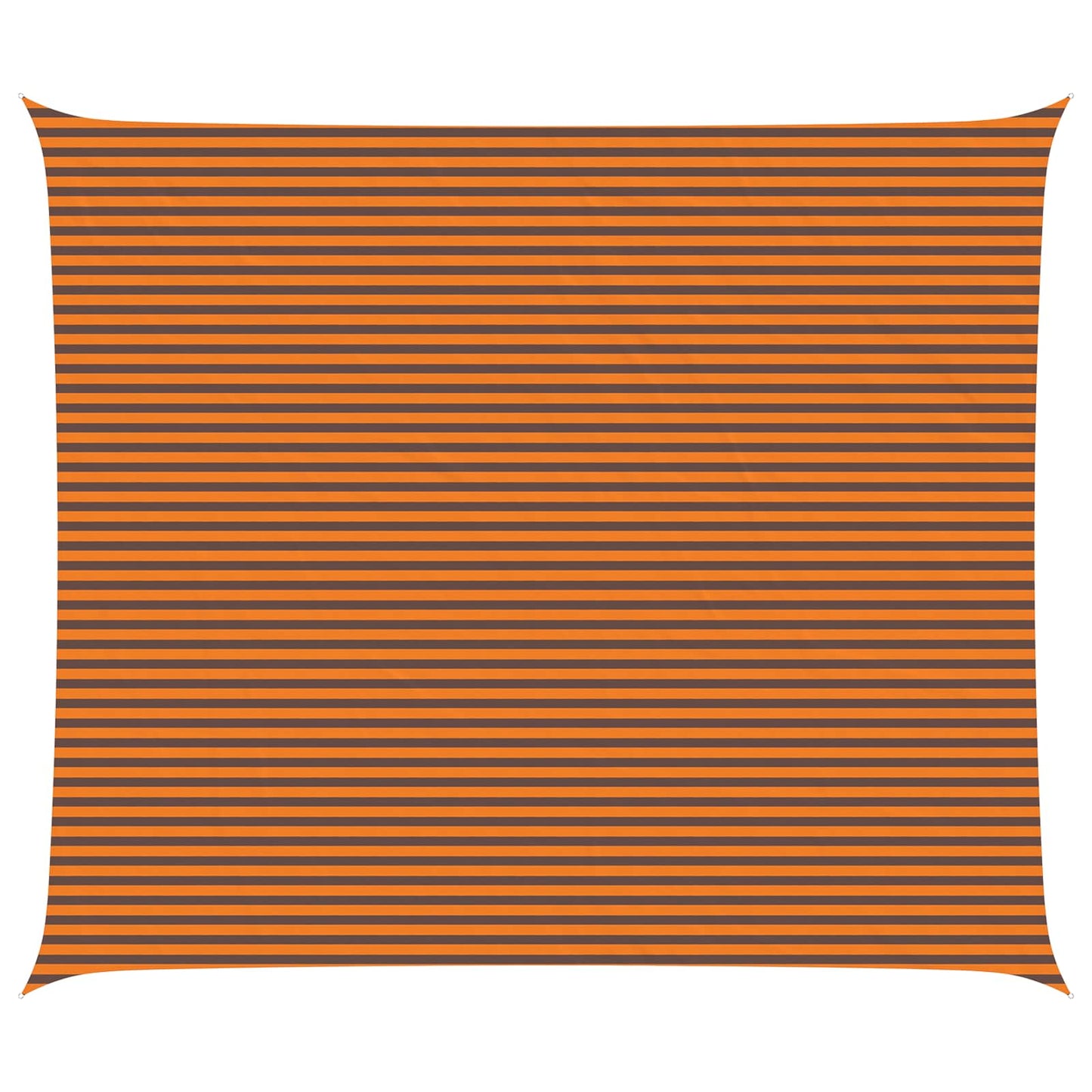Zonneschaduwzeil Oranje en Bruin 7 x 6 m 100% Polyester Oxford