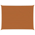 Schaduwdoek 8 x 6 m oranje bruin polyester