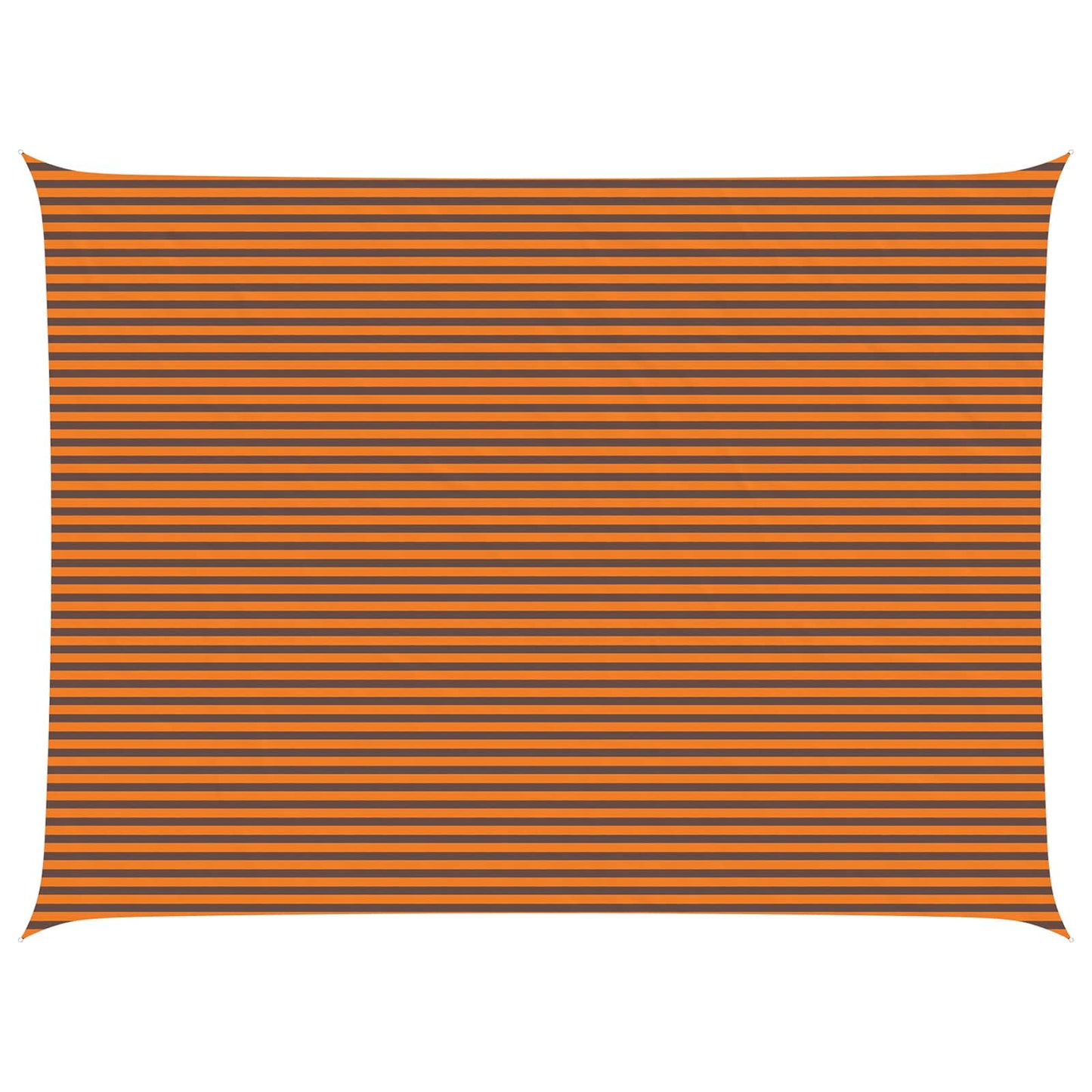 Zonneschaduwzeil Oranje en Bruin 8 x 6 m 100% Polyester Oxford