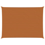 Schaduwdoek 8 x 6 m oranje bruin polyester