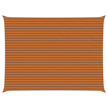 Zonneschaduwzeil Oranje en Bruin 8 x 6 m 100% Polyester Oxford