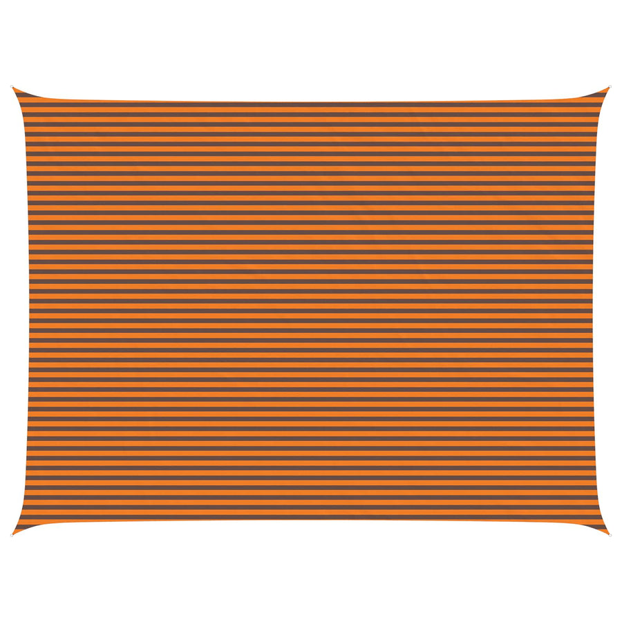 Zonneschaduwzeil Oranje en Bruin 8 x 6 m 100% Polyester Oxford