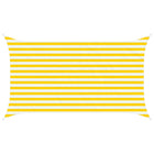 Zonnescherm 3,5 x 2 m geel wit polyester