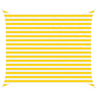 Zonnescherm 2x3 m geel wit polyester