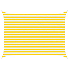 Zonneschaduwzeil Geel en Wit 3,5 x 2,5 m 100% Polyester Oxford