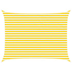 Zonnescherm 4x3 m geel wit polyester