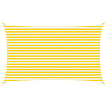 Zonneschaduwzeil Geel en Wit 5 x 3 m 100% Polyester Oxford