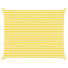 Zonneschaduwzeil Geel en Wit 5 x 4 m 100% Polyester Oxford