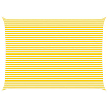 Zonneschaduwzeil Geel en Wit 7 x 5 m 100% Polyester Oxford