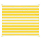 Zonnescherm 7 x 6 m geel wit polyester