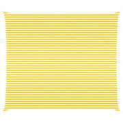 Zonnescherm 7 x 6 m geel wit polyester