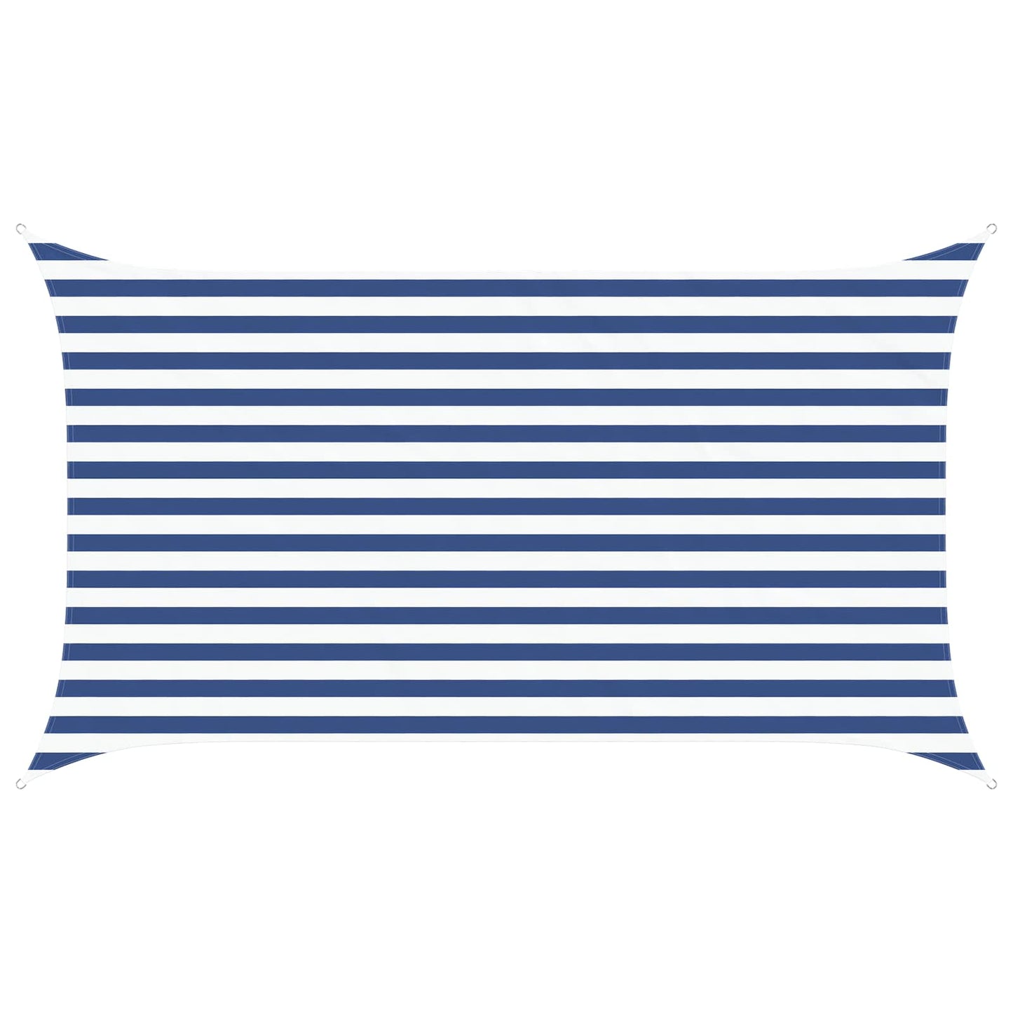 Zonneschaduwzeil Blauw en Wit 3,5 x 2 m 100% Polyester Oxford