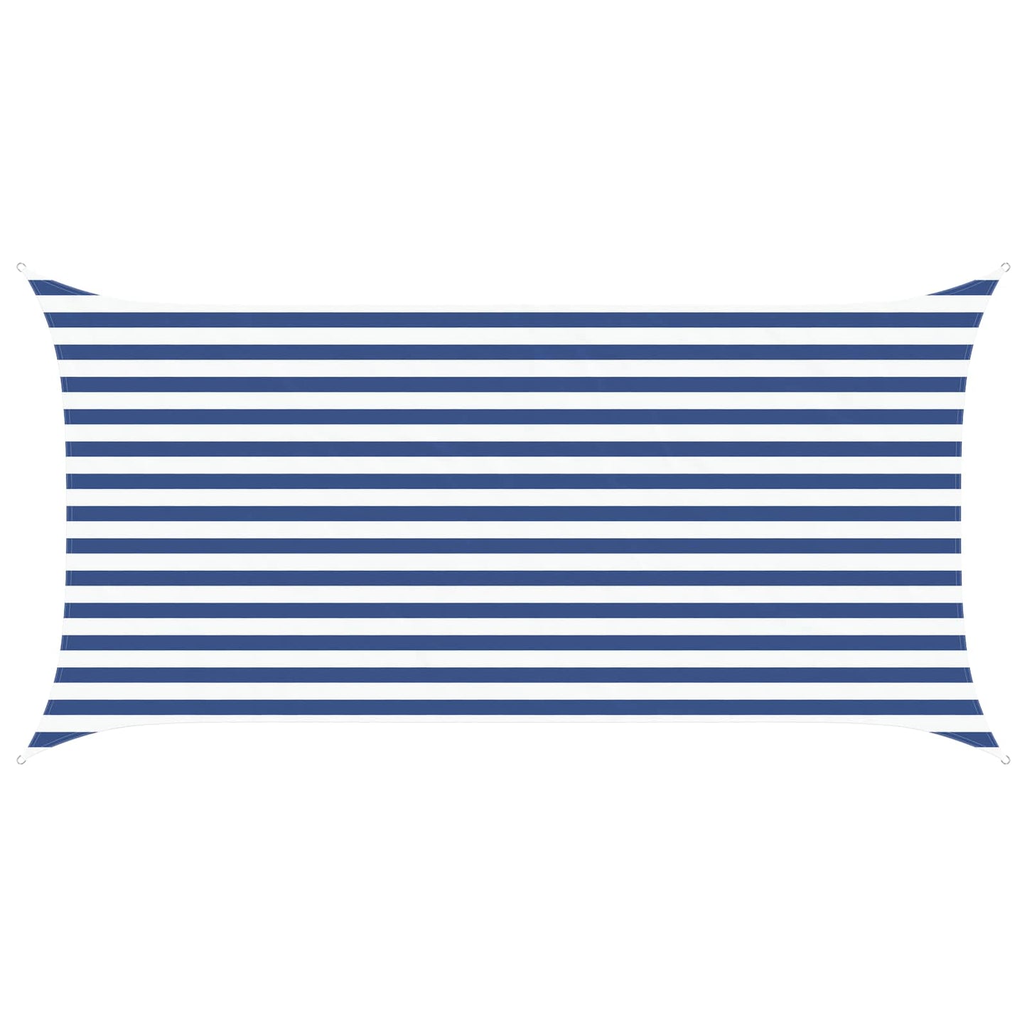 Zonneschaduwzeil Blauw en Wit 4 x 2 m 100% Polyester Oxford