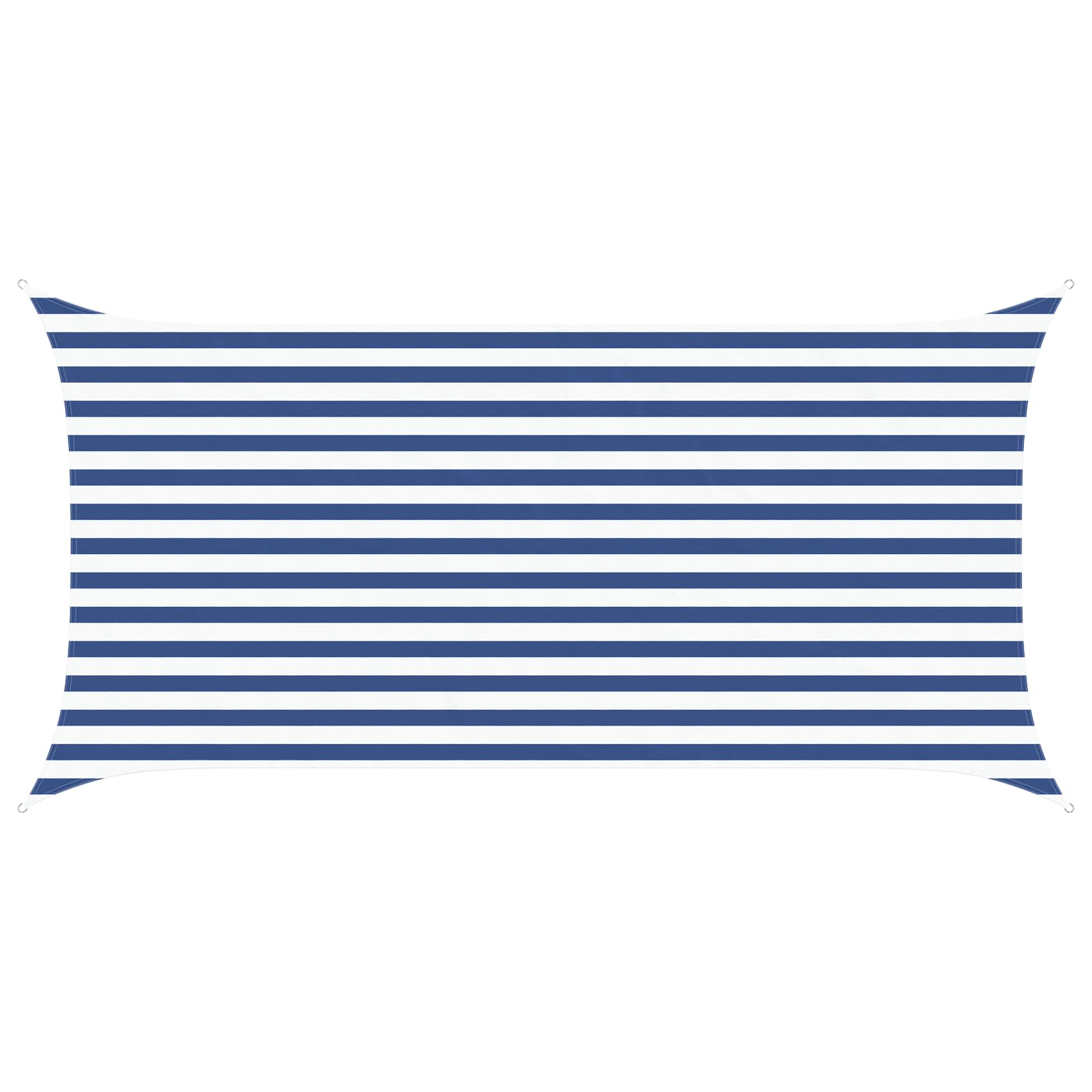 Zonneschaduwzeil Blauw en Wit 4 x 2 m 100% Polyester Oxford