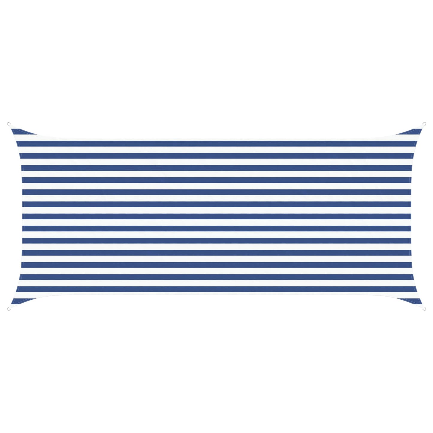 Zonneschaduwzeil Blauw en Wit 4,5 x 2 m 100% Polyester Oxford