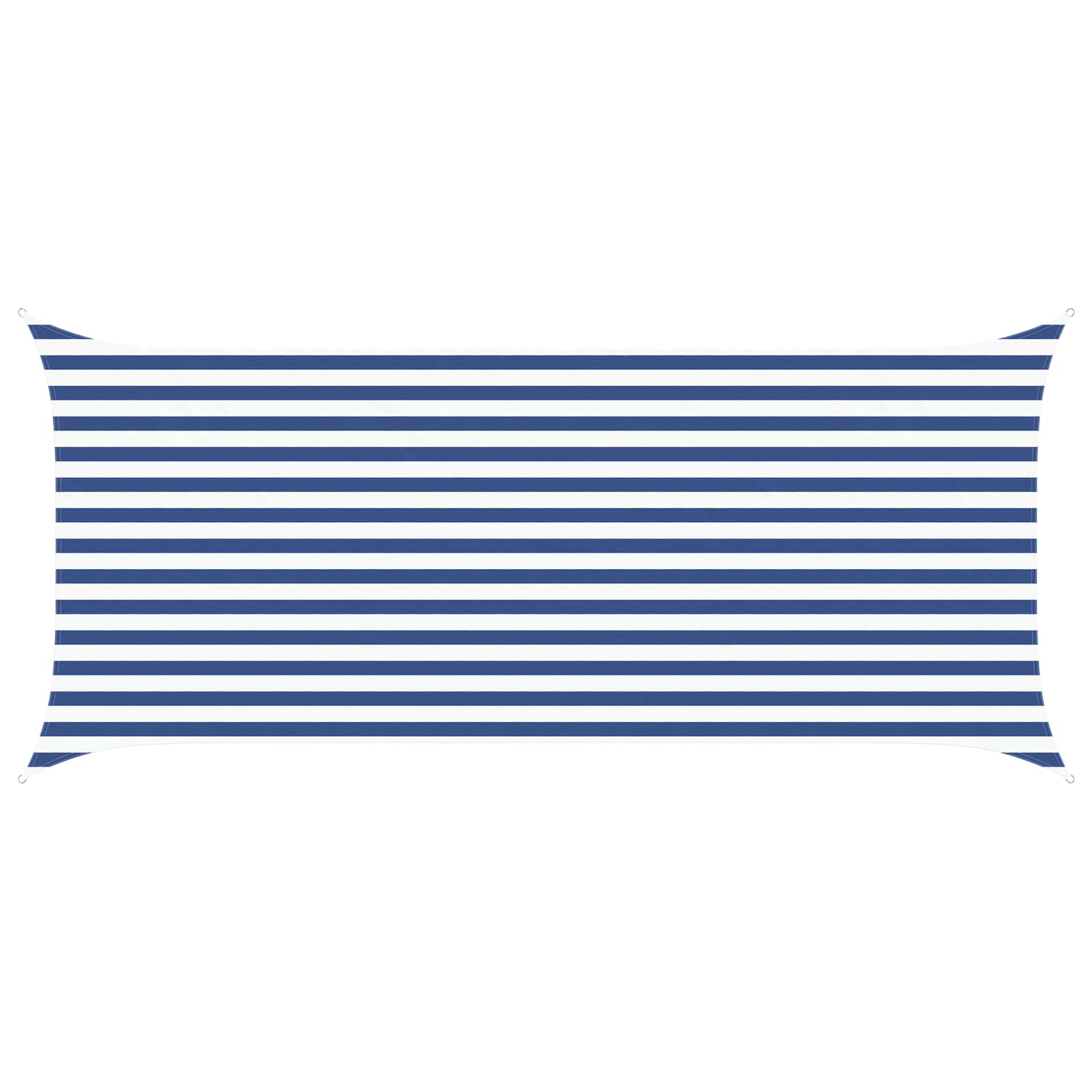 Zonneschaduwzeil Blauw en Wit 4,5 x 2 m 100% Polyester Oxford