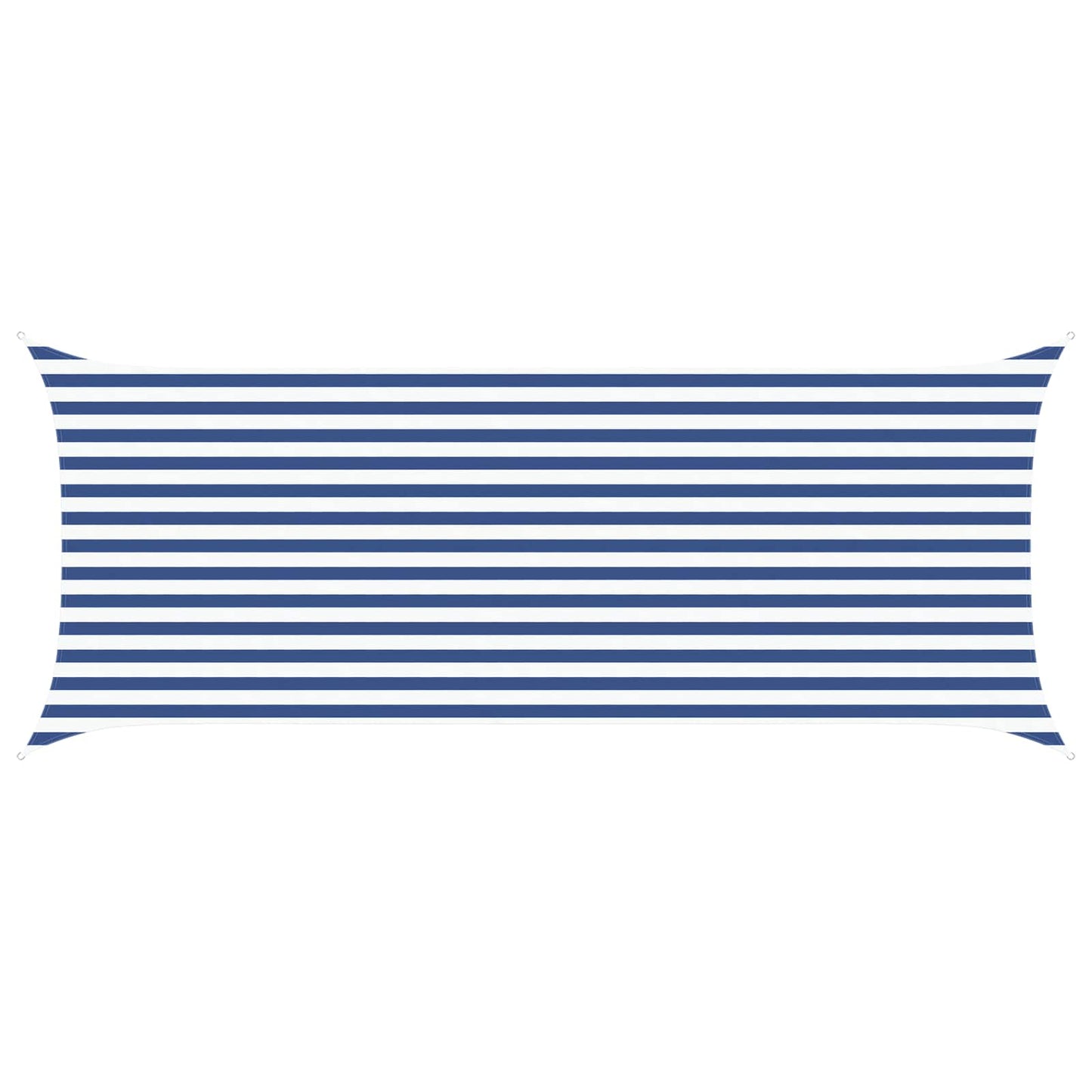 Zonneschaduwzeil Blauw en Wit 5 x 2 m 100% Polyester Oxford