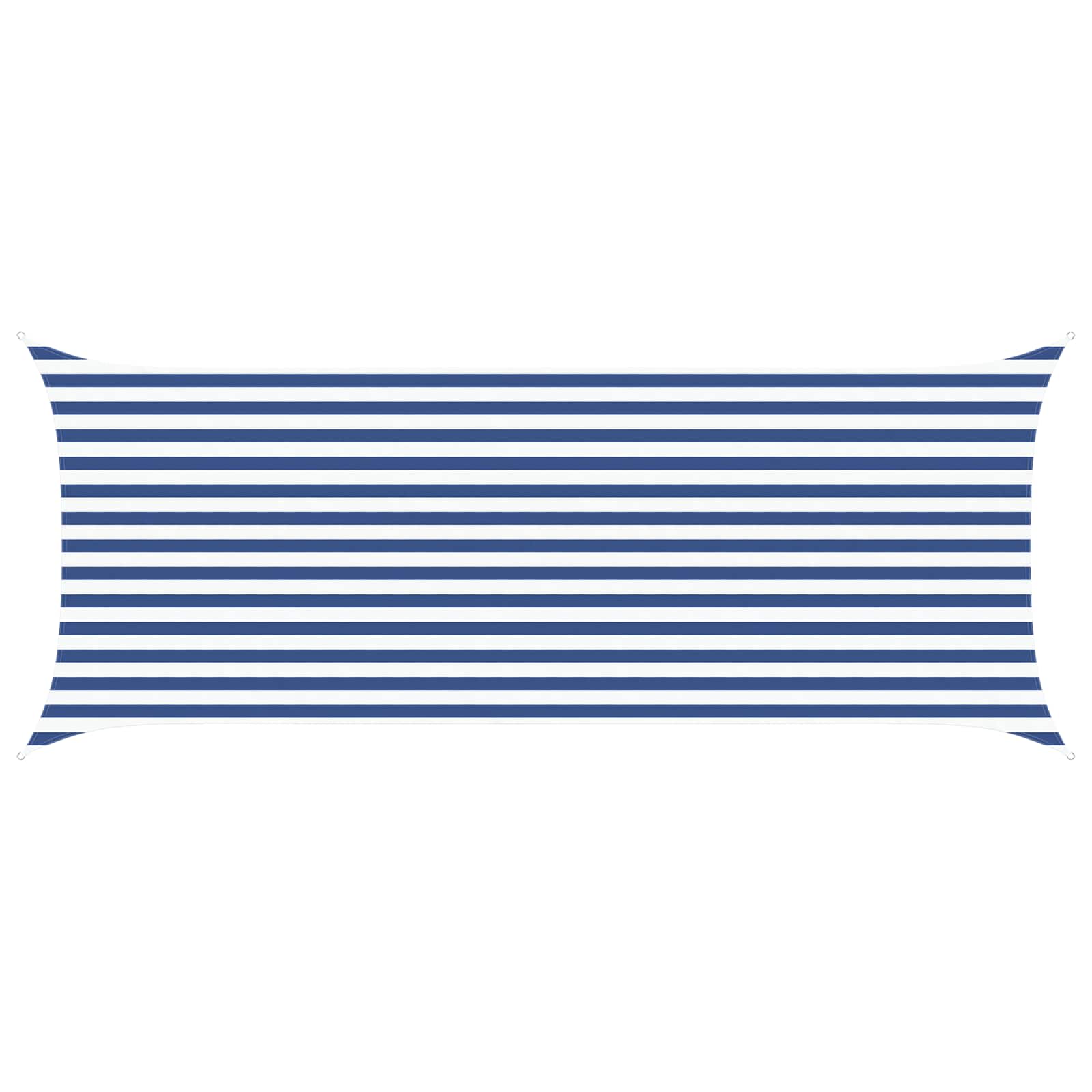Zonneschaduwzeil Blauw en Wit 5 x 2 m 100% Polyester Oxford