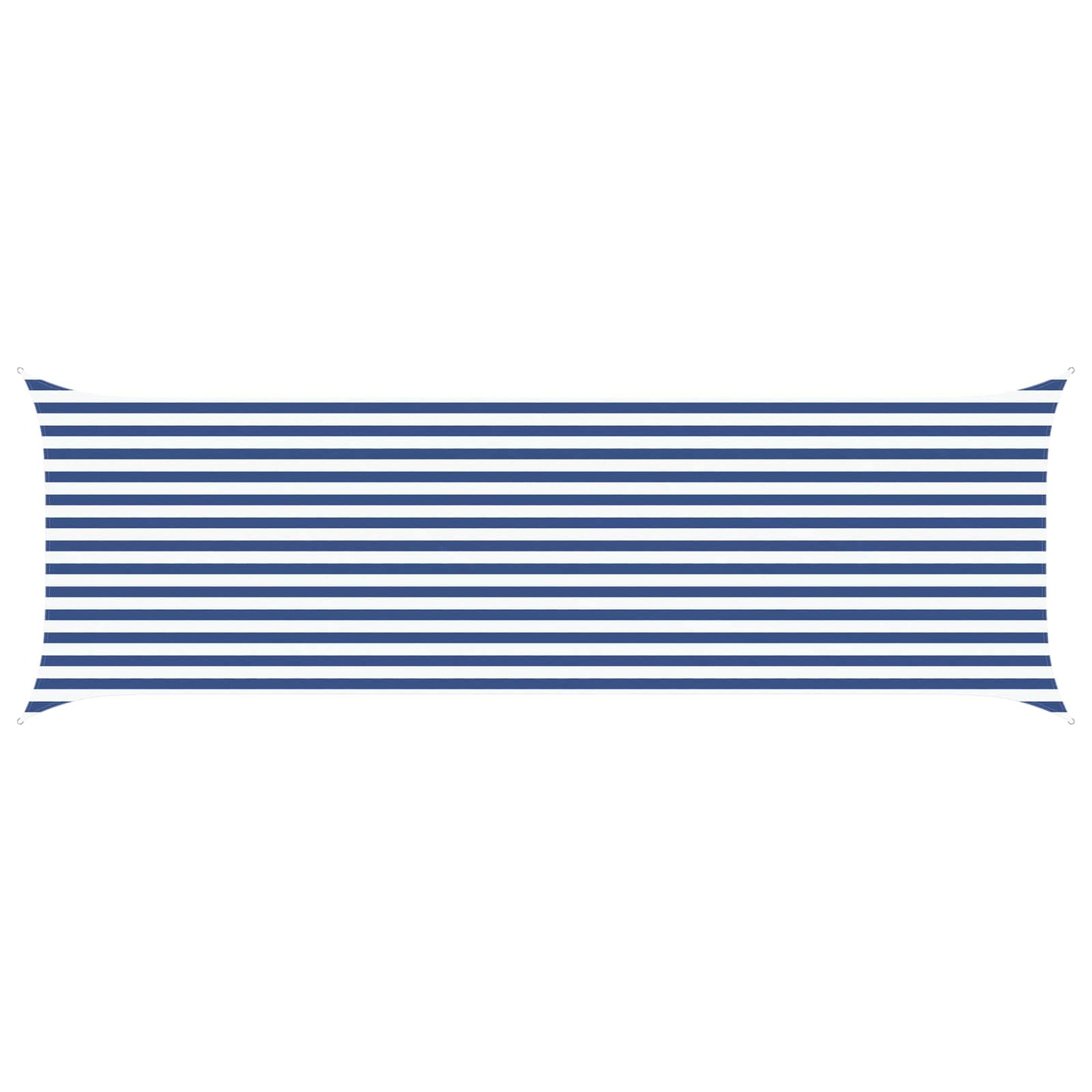 Zonneschaduwzeil Blauw en Wit 6 x 2 m 100% Polyester Oxford