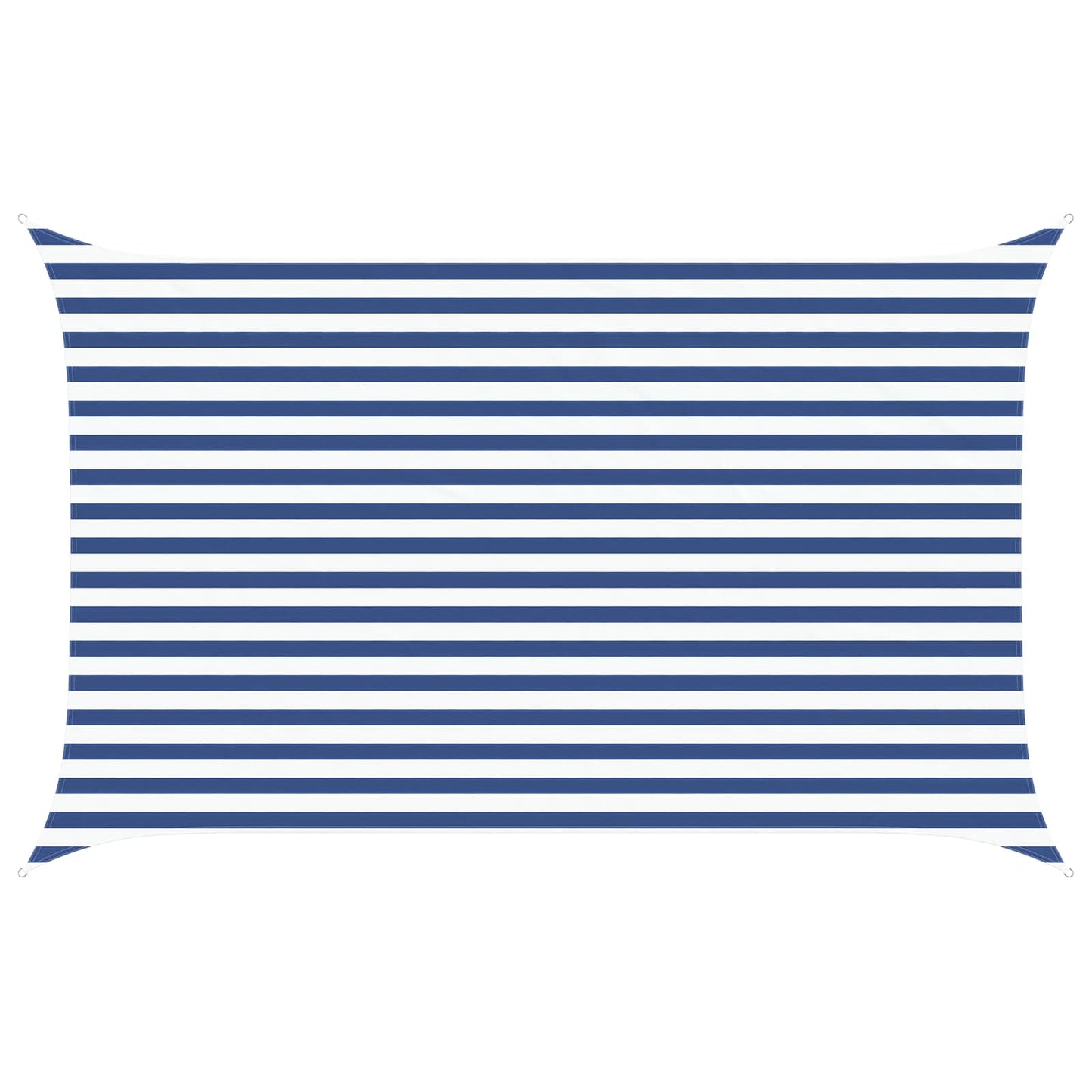 Zonneschaduwzeil Blauw en Wit 4 x 2,5 m 100% Polyester Oxford