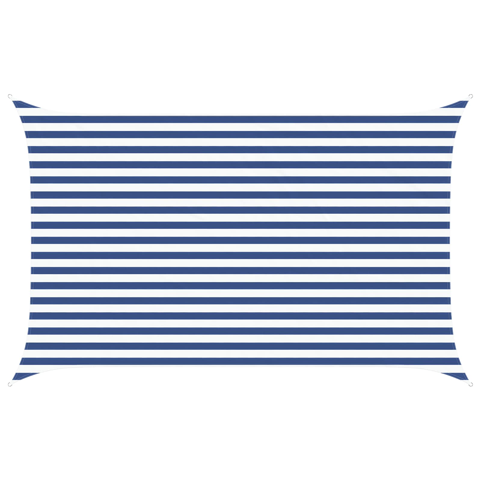 Zonneschaduwzeil Blauw en Wit 4 x 2,5 m 100% Polyester Oxford