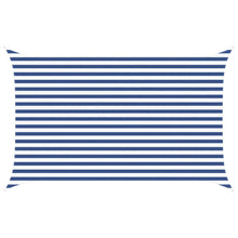 Zonneschaduwzeil Blauw en Wit 4 x 2,5 m 100% Polyester Oxford