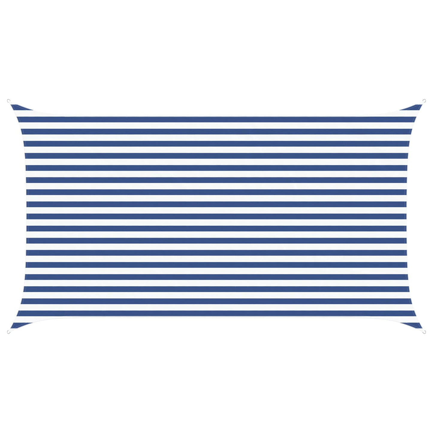 Zonneschaduwzeil Blauw en Wit 4,5 x 2,5 m 100% Polyester Oxford