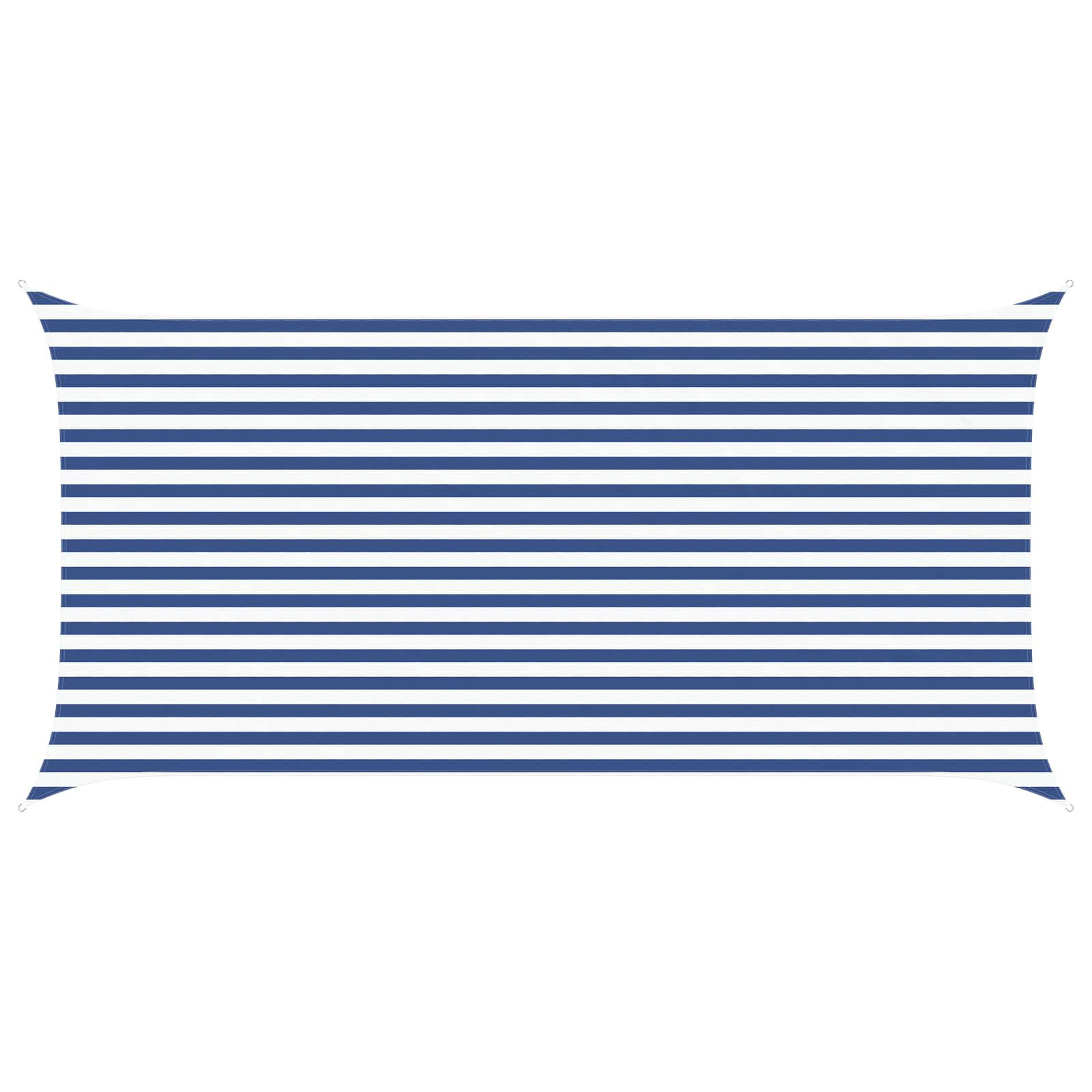 Zonneschaduwzeil Blauw en Wit 5 x 2,5 m 100% Polyester Oxford