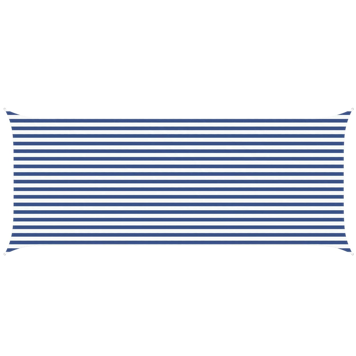 Zonneschaduwzeil Blauw en Wit 6 x 2,5 m 100% Polyester Oxford