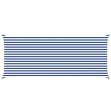 Zonneschaduwzeil Blauw en Wit 6 x 2,5 m 100% Polyester Oxford