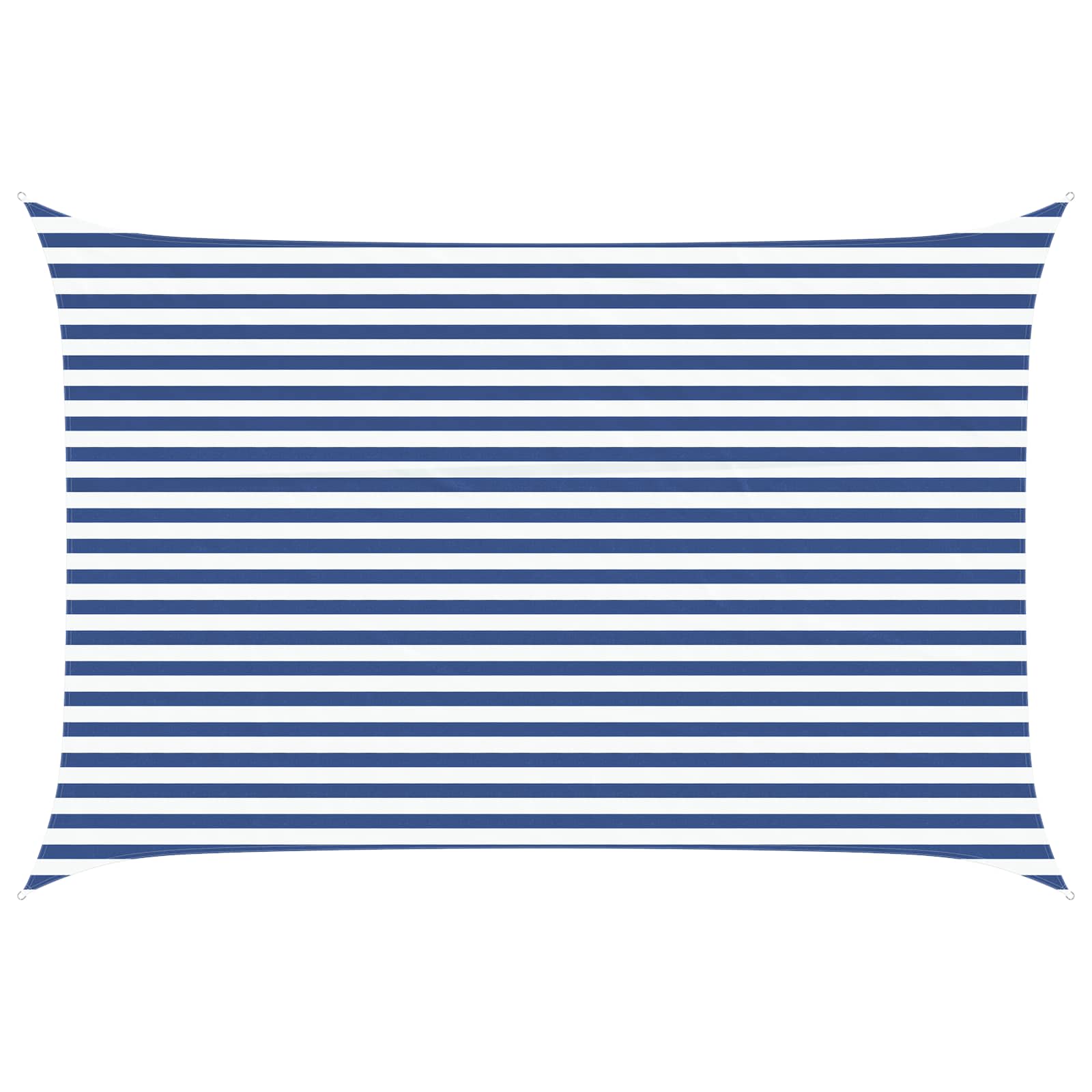 Zonneschaduwzeil Blauw en Wit 4,5 x 3 m 100% Polyester Oxford