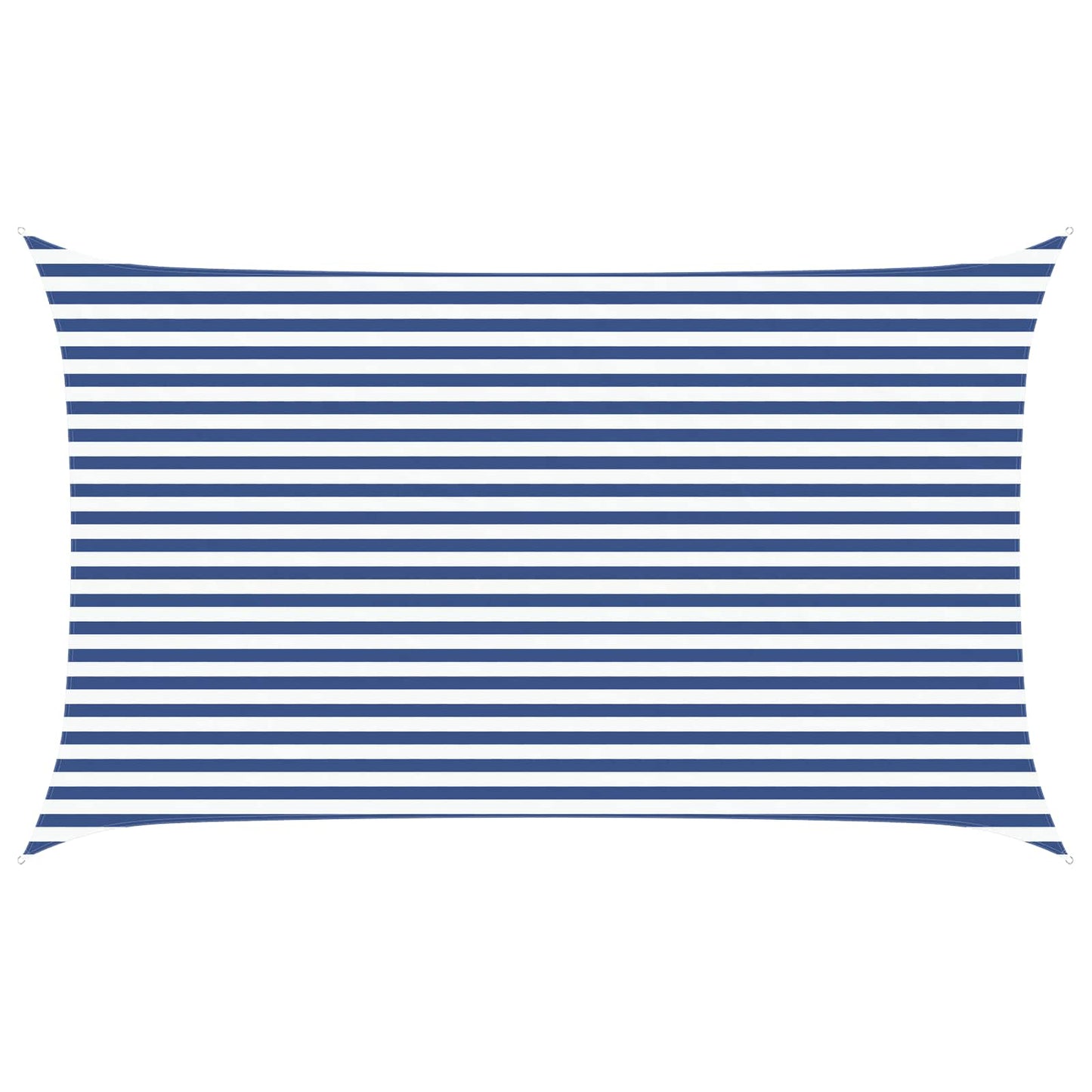 Zonneschaduwzeil Blauw en Wit 5 x 3 m 100% Polyester Oxford