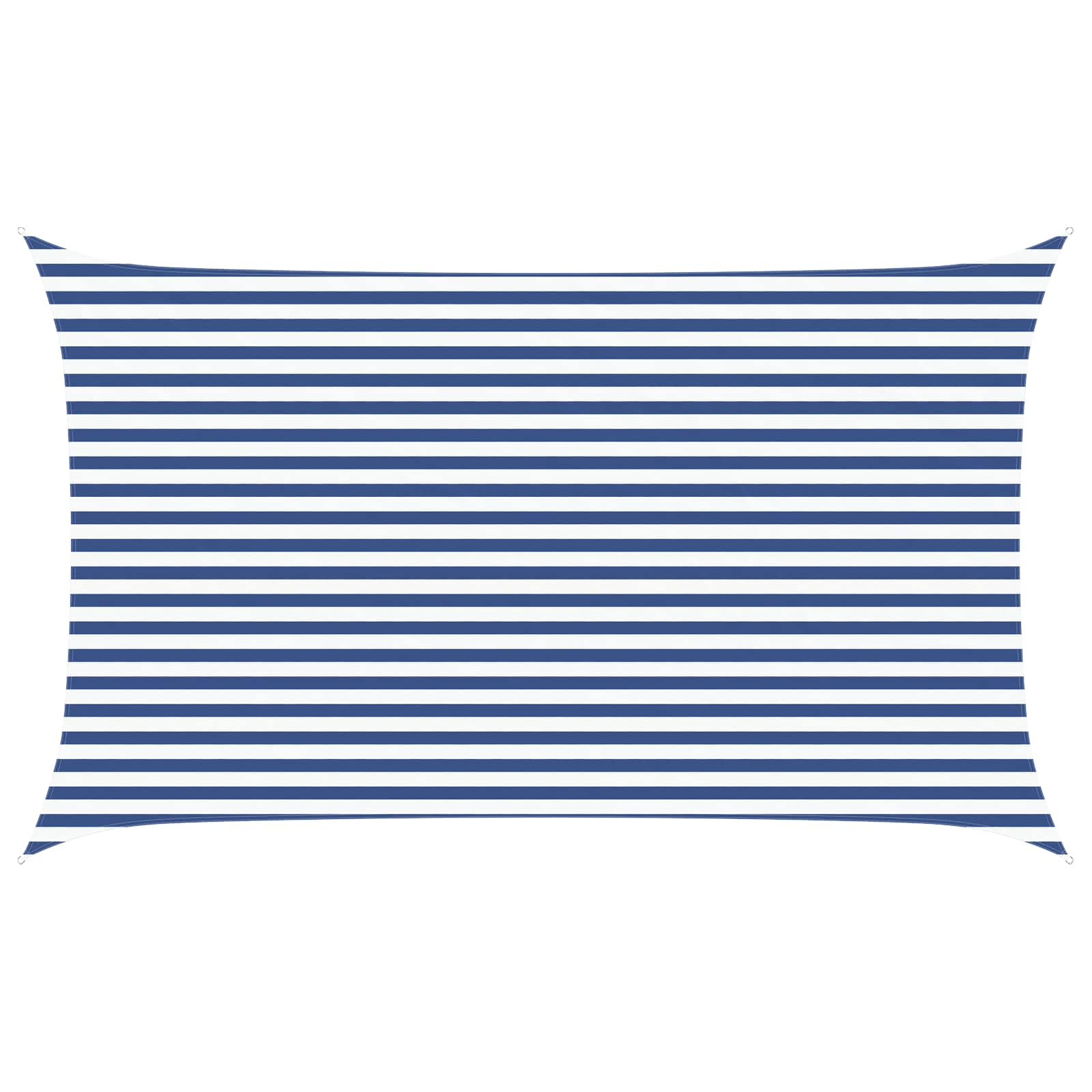 Zonneschaduwzeil Blauw en Wit 5 x 3 m 100% Polyester Oxford