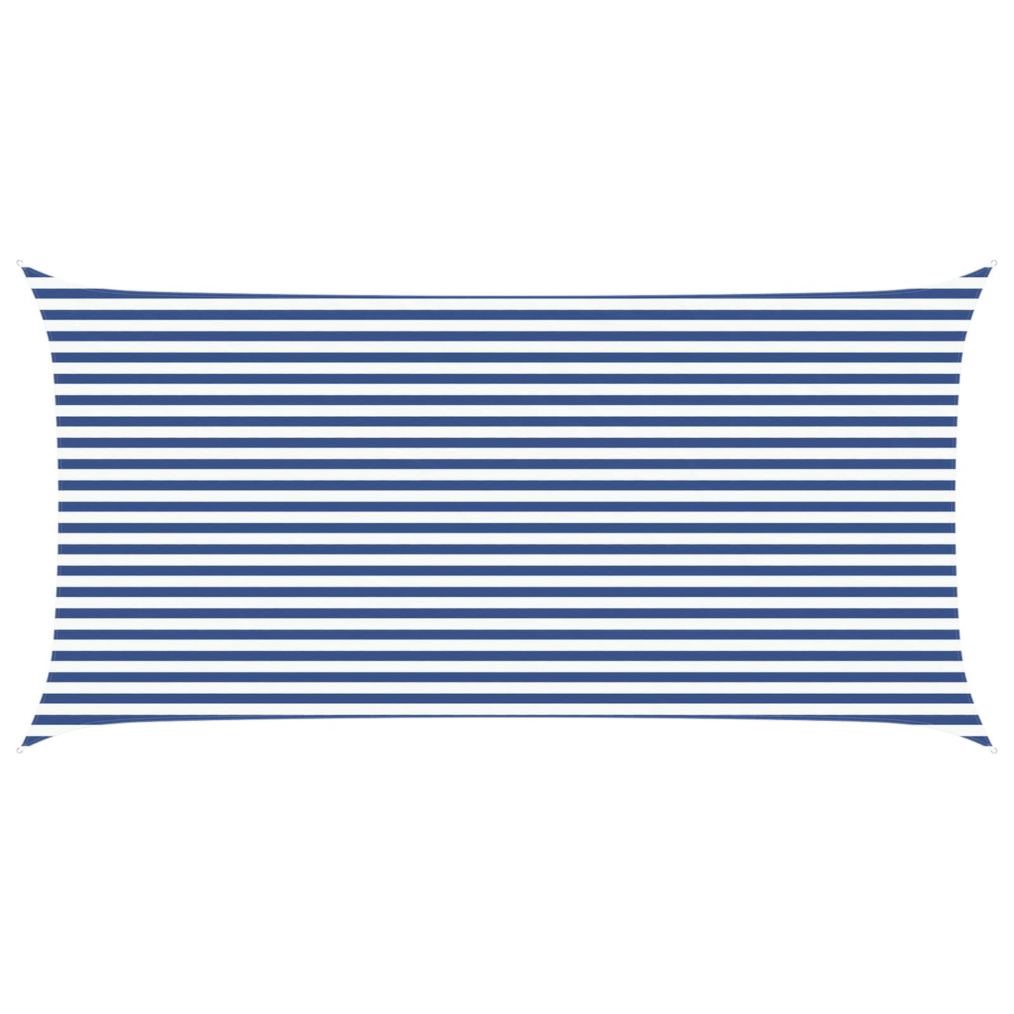 Zonneschaduwzeil Blauw en Wit 6 x 3 m 100% Polyester Oxford