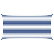 Sun Shade Sail Blue and White 6 x 3 m 100% Polyester Oxford
