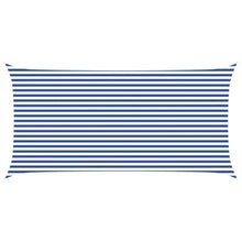 Zonneschaduwzeil Blauw en Wit 6 x 3 m 100% Polyester Oxford