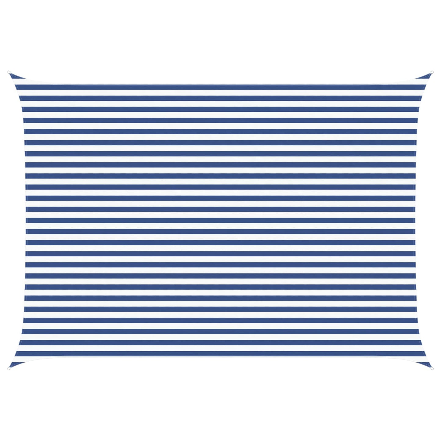 Zonneschaduwzeil Blauw en Wit 5 × 3,5 m 100% Polyester Oxford