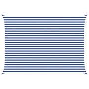 Zonneschaduwzeil 5 x 3,5 m blauw wit polyester