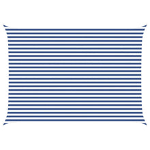 Zonneschaduwzeil Blauw en Wit 5 × 3,5 m 100% Polyester Oxford