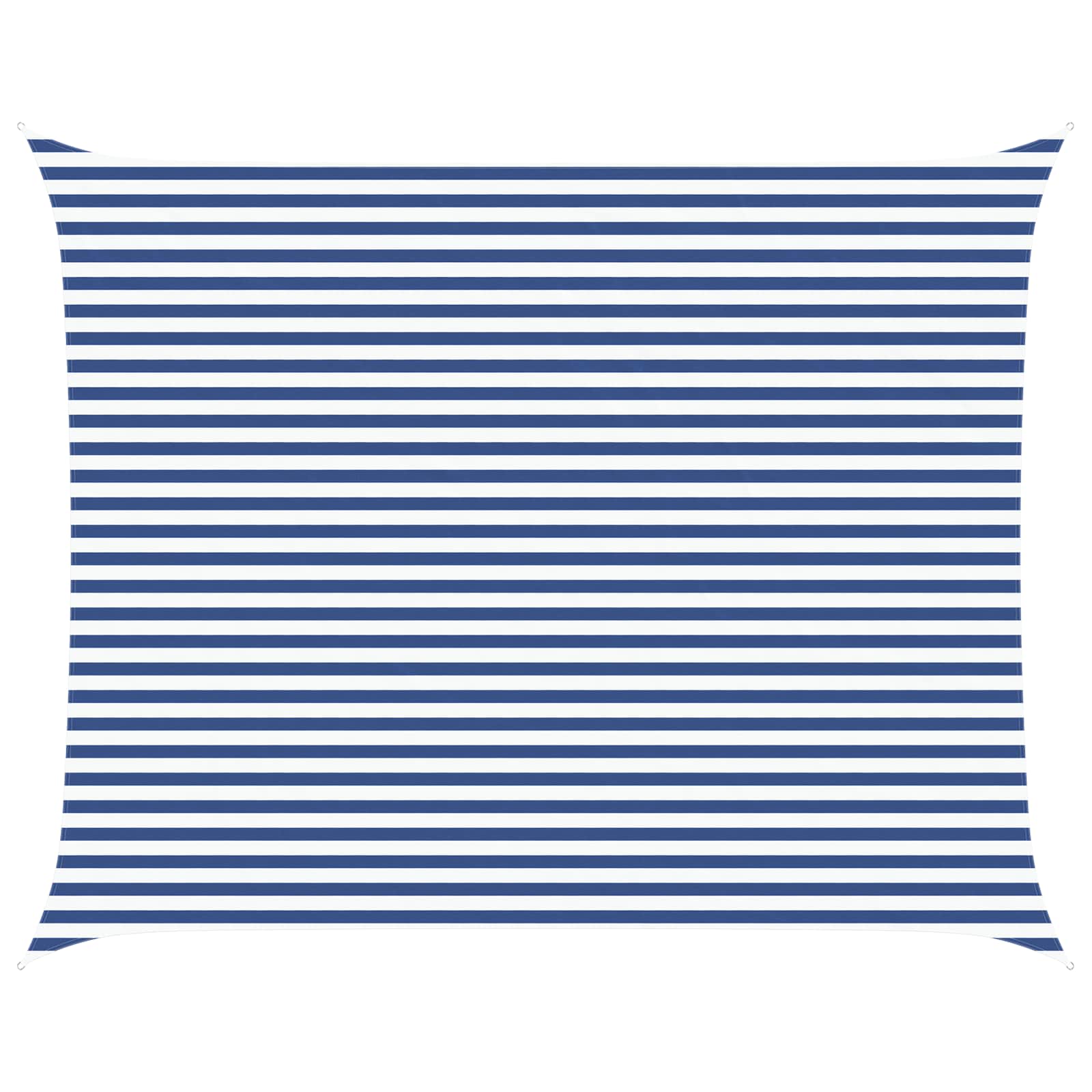 Zonneschaduwzeil Blauw en Wit 5 x 4 m 100% Polyester Oxford