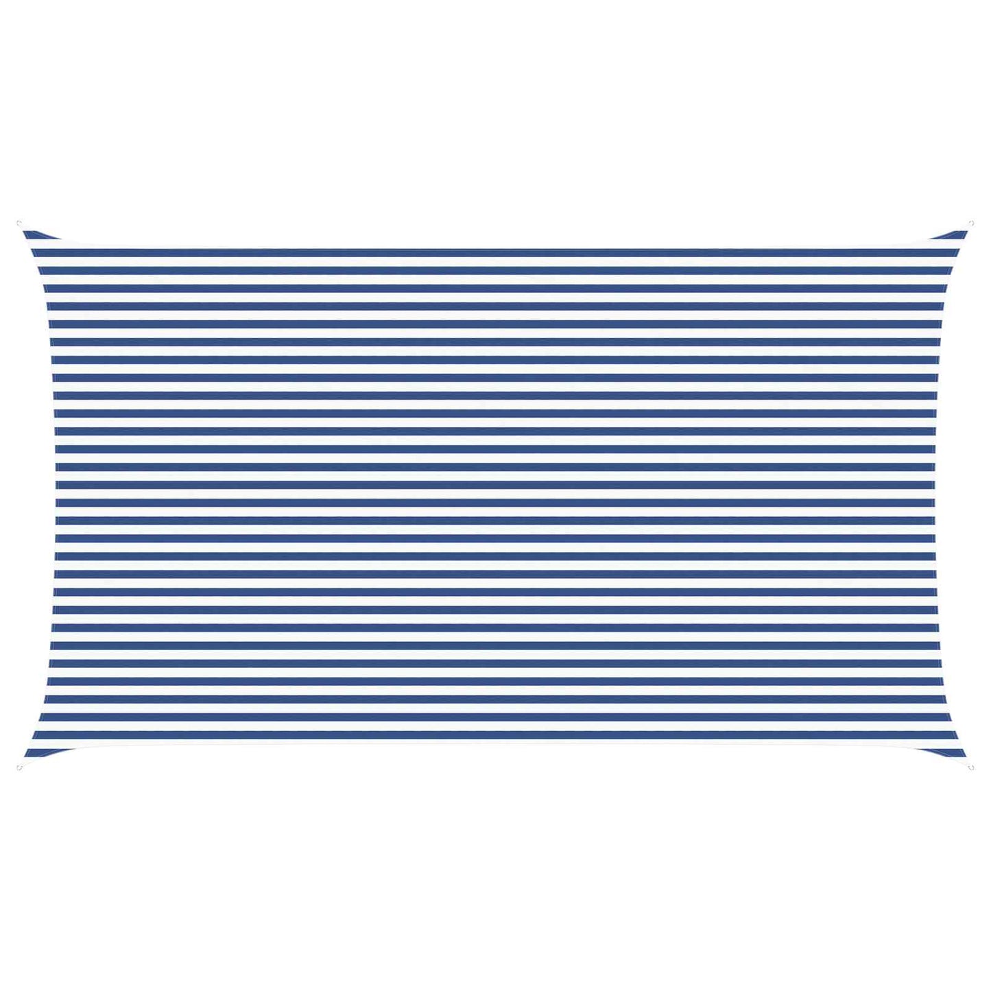 Zonneschaduwzeil Blauw en Wit 7 x 4 m 100% Polyester Oxford