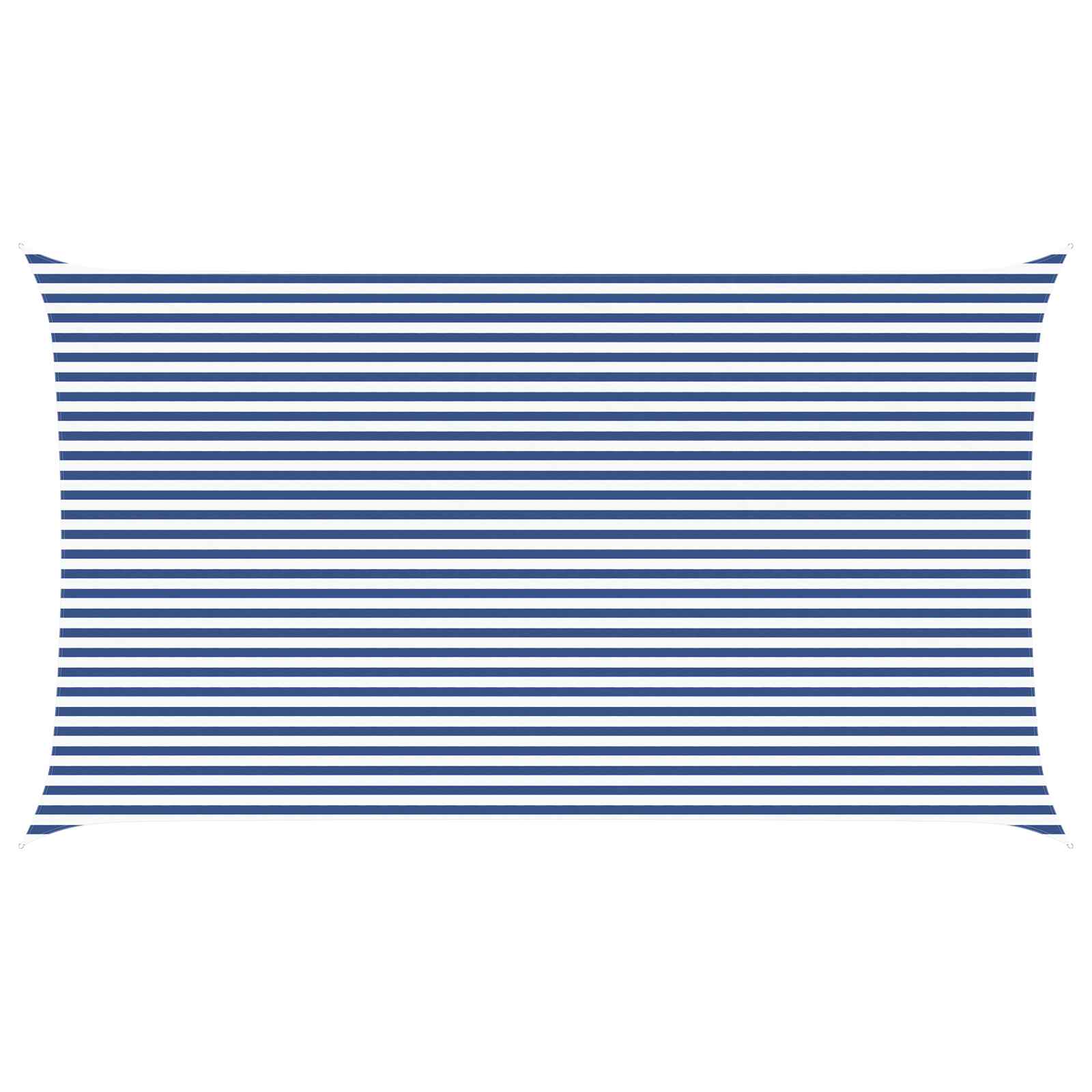 Zonneschaduwzeil Blauw en Wit 7 x 4 m 100% Polyester Oxford